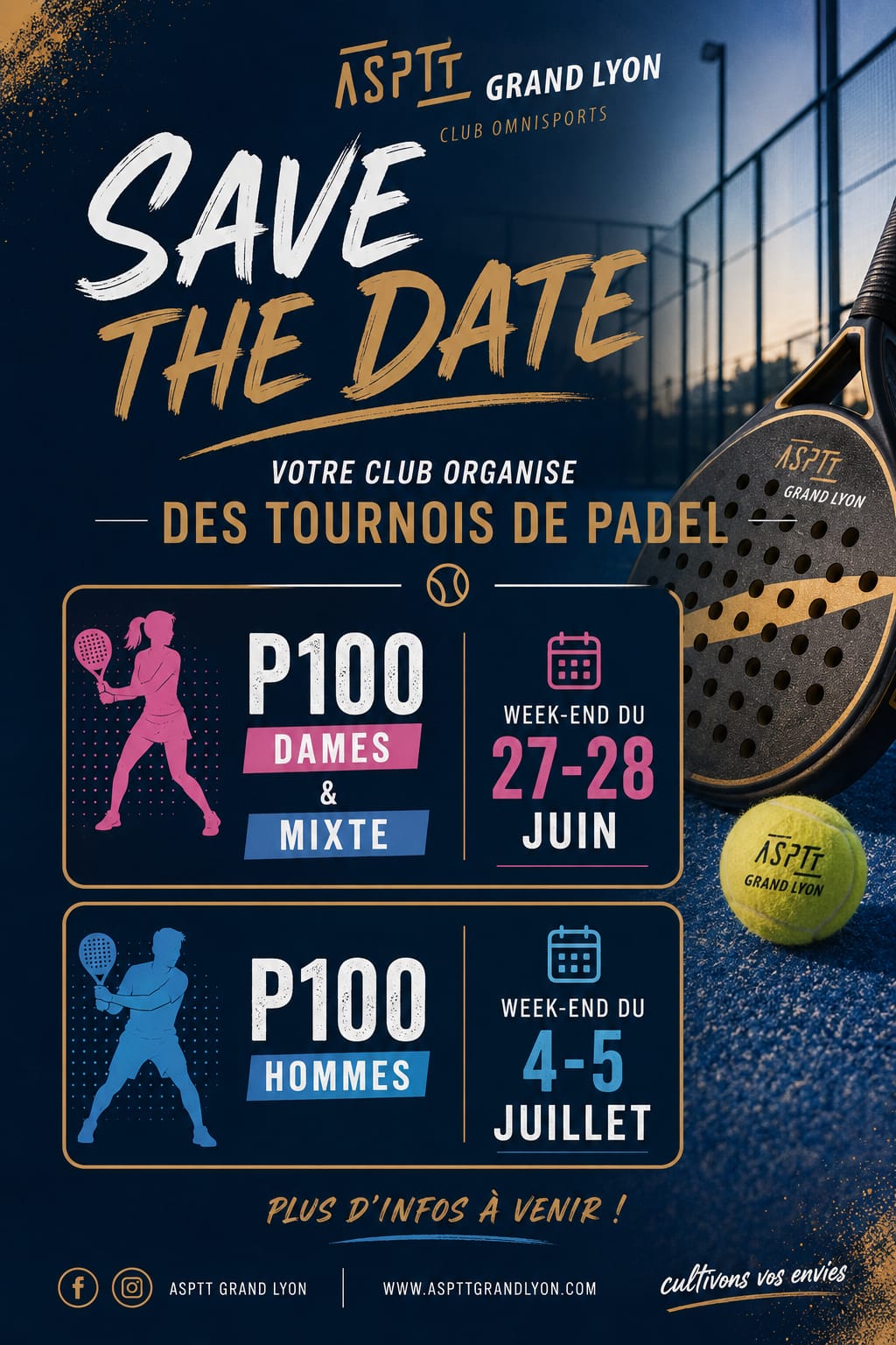 tournoi de padel été 2026